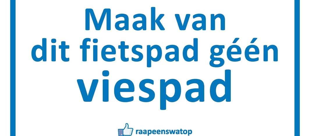 Fietspadpoetsen en bloemen zaaien.