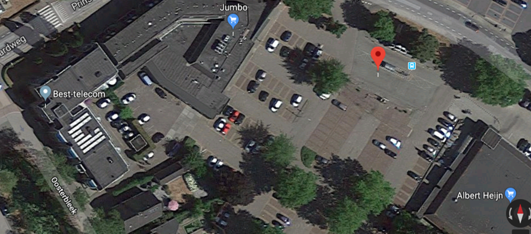 de graafschap parkeerplaats en rondom