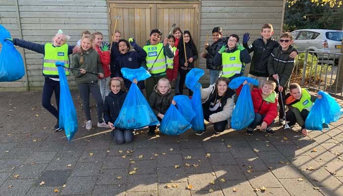 Mariaschool Westland Wateringen Opruimactie